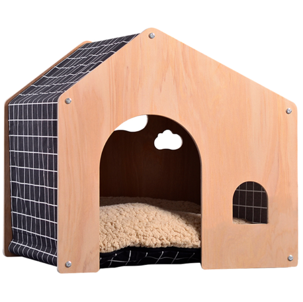 Wooden Cat House Lounger - JHMFH96 - Image 2