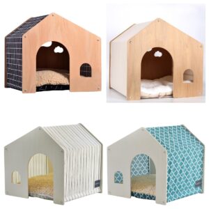 Wooden Cat House Lounger - JHMFH96