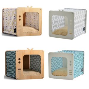 Wooden Cat House Lounger - JHMFH97