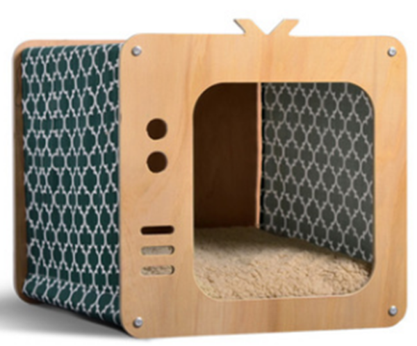 Wooden Cat House Lounger - JHMFH97 - Image 3