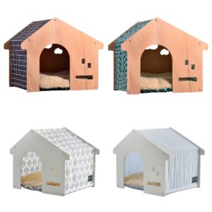 Wooden Cat House Lounger - JHMFH98