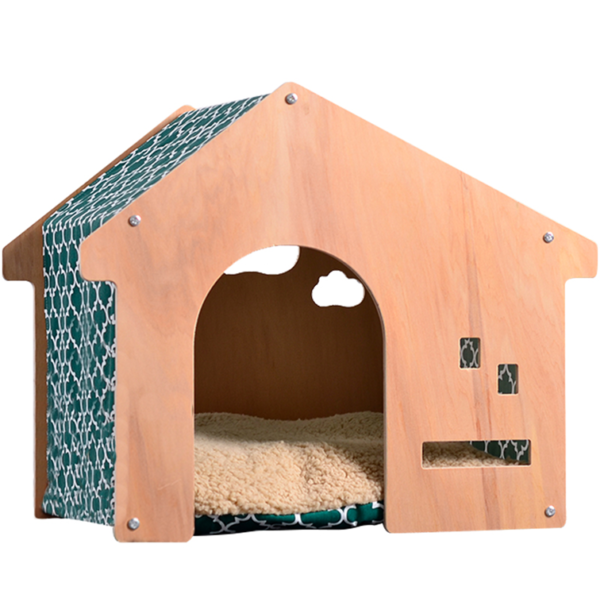 Wooden Cat House Lounger - JHMFH98 - Image 3