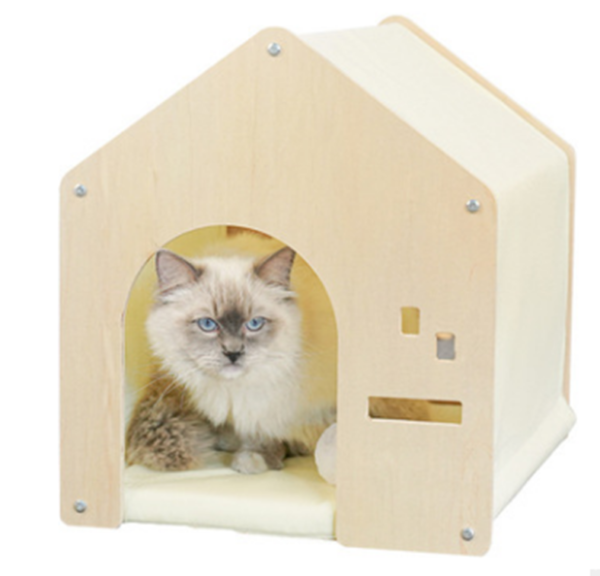 Wooden Cat House Lounger - JHMFH99 - Image 2