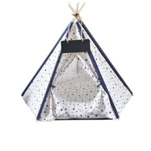 Portable Cat Tent Camp TeePee with Cushion - JHZP001