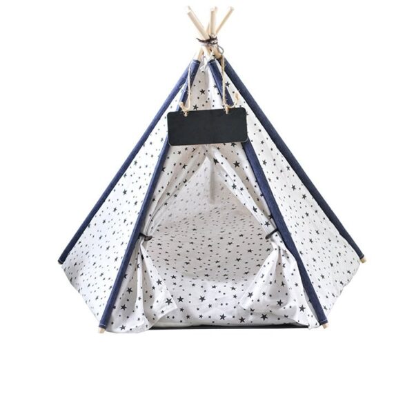 Portable Cat Tent Camp TeePee with Cushion - JHZP001
