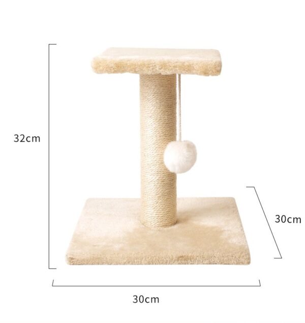 Cat Scratching Post with Top Perch and Ball - JHMPJM003 - Image 7
