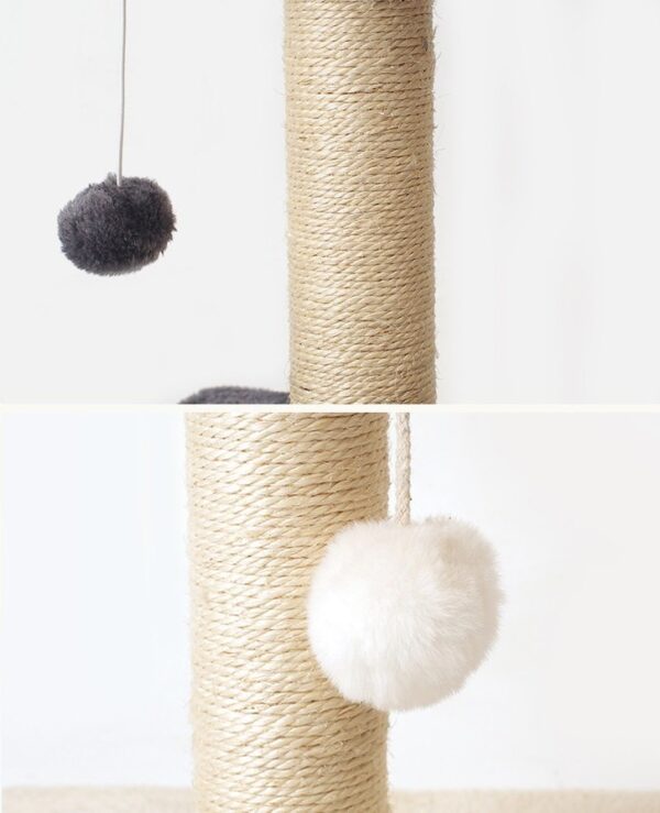 Cat Scratching Post with Top Perch and Ball - JHMPJM003 - Image 5