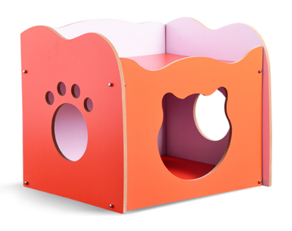 Wooden Cat House Lounger - JHMFM27 - Image 3