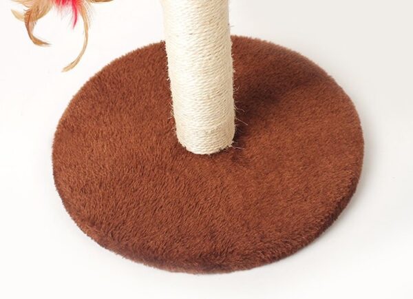 Cat Scratching Post with Top Perch and Feather Toy - JHMPJMH03 - Image 8