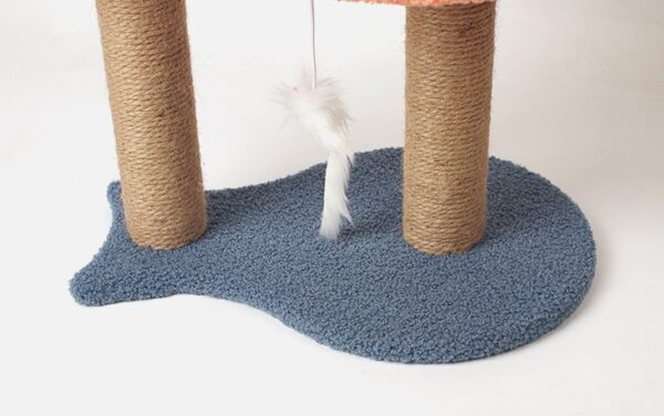 Cat Scratching Post with Top Perch and Feather Toy - JHMPJMH05 - Image 7