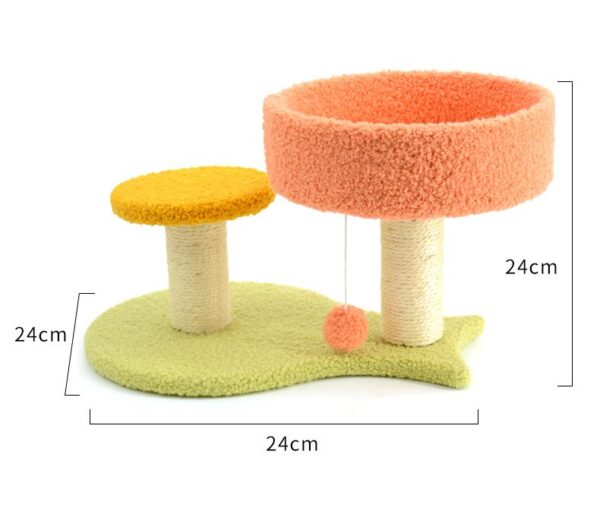Cat Scratching Post with Top Perch and Ball - JHMPJMH10 - Image 5