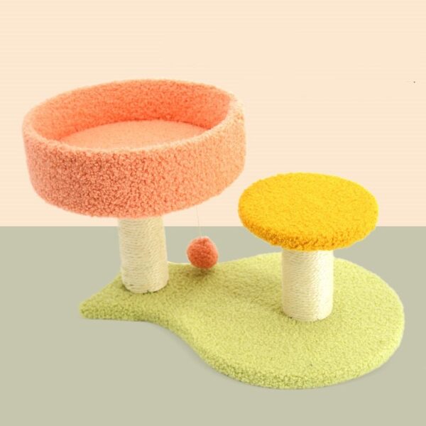Cat Scratching Post with Top Perch and Ball - JHMPJMH10 - Image 2