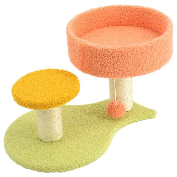 Cat Scratching Post with Top Perch and Ball - JHMPJMH10