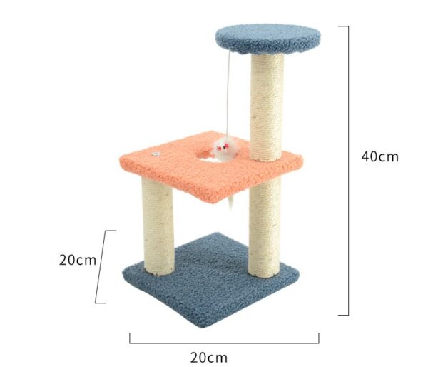 Cat Scratching Post with Top Perch  - JHMPJMX01 - Image 7