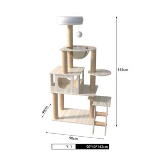 Multi- Level Cat Condo Cat Tree Towel with Platform - JHMPJY01