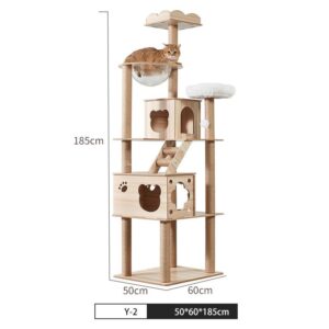 Multi- Level Cat Condo Cat Tree Towel with Platform - JHMPJY02