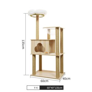 Multi- Level Cat Condo Cat Tree Towel with Platform - JHMPJY04