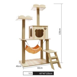 Multi- Level Cat Condo Cat Tree Towel with Platform - JHMPJY05