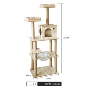 Multi- Level Cat Condo Cat Tree Towel with Platform - JHMPJY07