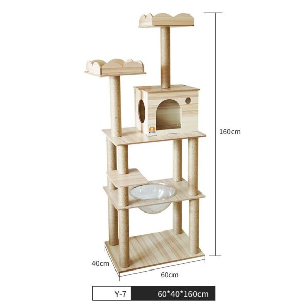 Multi- Level Cat Condo Cat Tree Towel with Platform - JHMPJY07