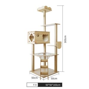 Multi- Level Cat Condo Cat Tree Towel with Platform - JHMPJY09