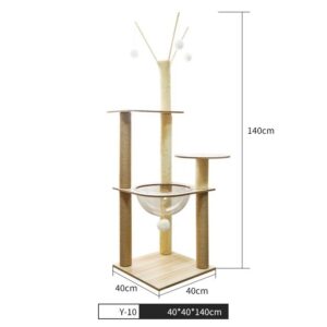 Multi- Level Cat Condo Cat Tree Towel with Platform - JHMPJY10