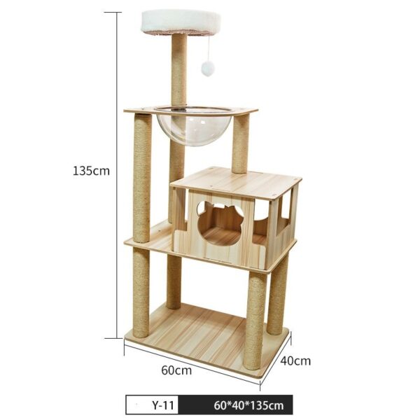 Multi- Level Cat Condo Cat Tree Towel with Platform - JHMPJY11