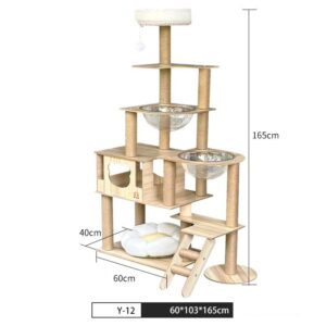 Multi- Level Cat Condo Cat Tree Towel with Platform - JHMPJY12