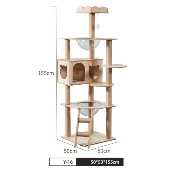 Multi- Level Cat Condo Cat Tree Towel with Platform - JHMPJY16