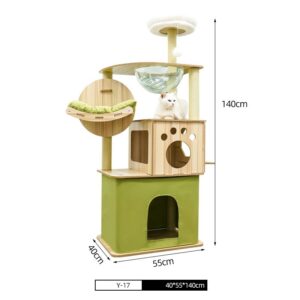 Multi- Level Cat Condo Cat Tree Towel with Platform - JHMPJY17