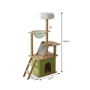 Multi- Level Cat Condo Cat Tree Towel with Platform - JHMPJY18-1