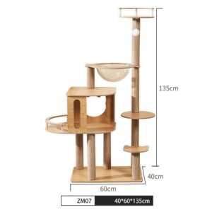 Multi- Level Cat Condo Cat Tree Towel with Platform - JHMPJZM07
