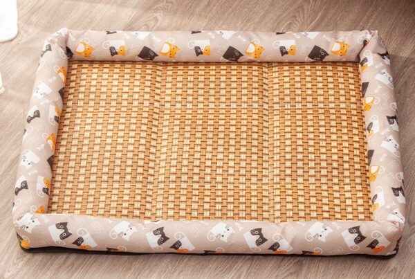 Dog Cat Bed with Rattan Mat- JHGW053 - Image 20