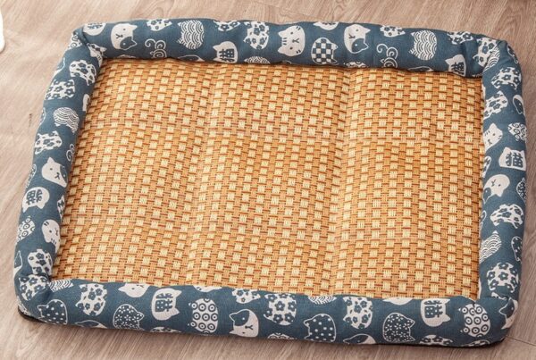 Dog Cat Bed with Rattan Mat- JHGW053 - Image 21