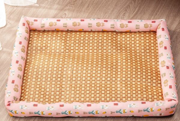 Dog Cat Bed with Rattan Mat- JHGW053 - Image 19