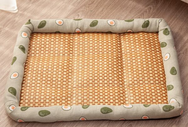 Dog Cat Bed with Rattan Mat- JHGW053 - Image 17