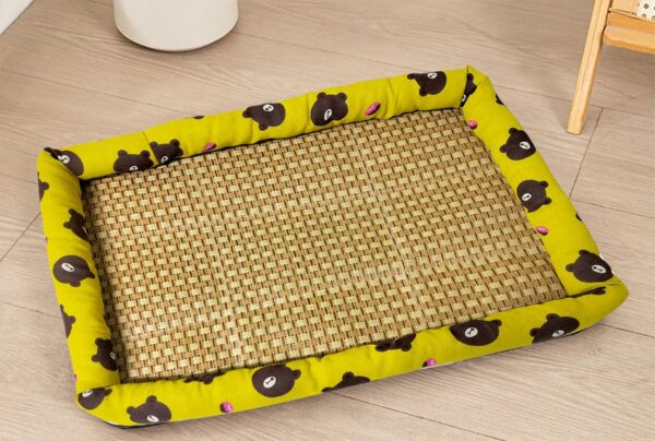 Dog Cat Bed with Rattan Mat- JHGW053 - Image 13
