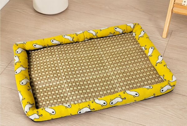 Dog Cat Bed with Rattan Mat- JHGW053 - Image 12