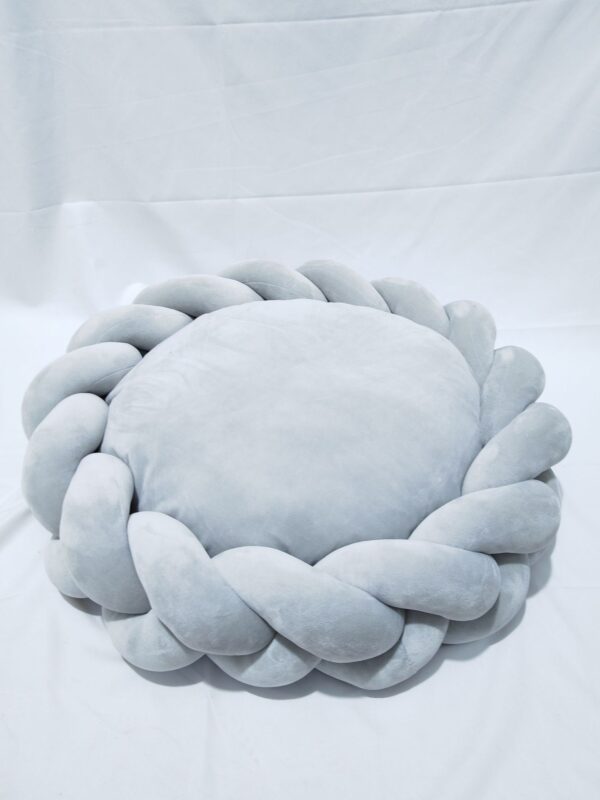 Hand Woven Dog Cat Bed with Center Pillow- JHGW052 - Image 8