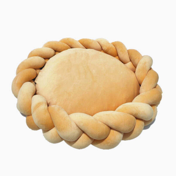 Hand Woven Dog Cat Bed with Center Pillow- JHGW052 - Image 7